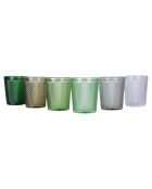 Set di 6 bicchieri Green Honey Shades of Green - 300ml