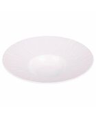 Lot de 3 assiettes à soupe Horeca blanches - 23,7x5,9 cm