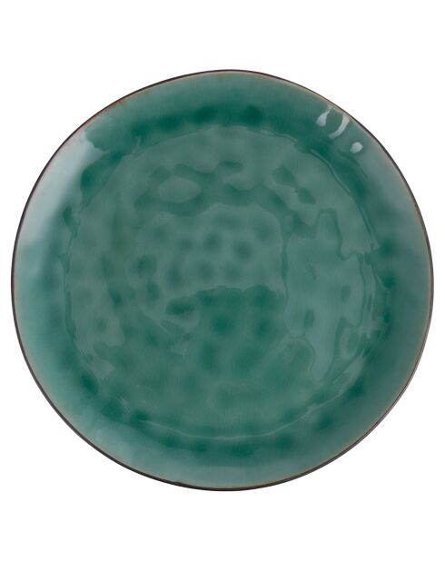 Lot de 6 assiettes à dîner The Market 2e choix turquoise - D.27,5 cm