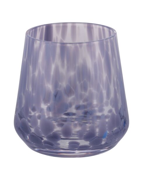 Set mit 6 lila Süßwassergläsern — 410 ml