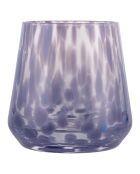 Set mit 6 lila Süßwassergläsern — 410 ml