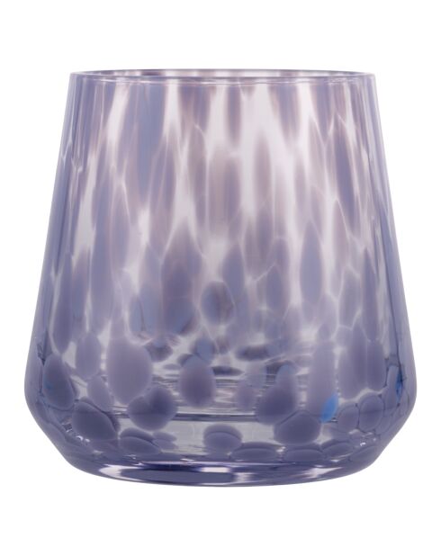 Set mit 6 lila Süßwassergläsern — 410 ml