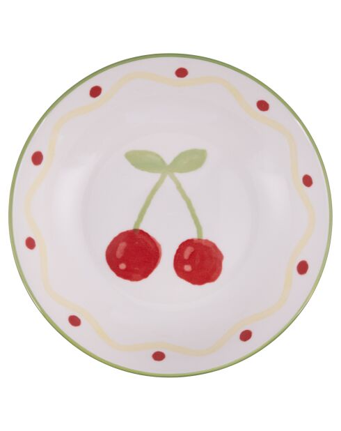 Service de table Cherry Heart multicolore - 18 pièces