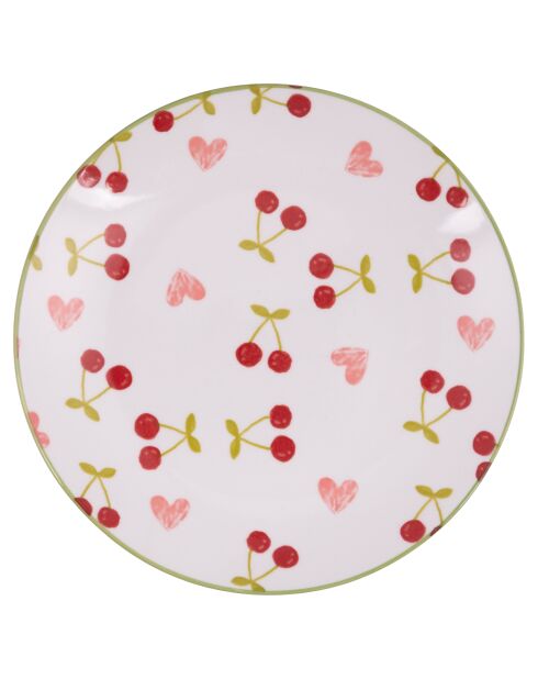 Service de table Cherry Heart multicolore - 18 pièces