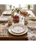 Service de table Cherry Heart multicolore - 18 pièces