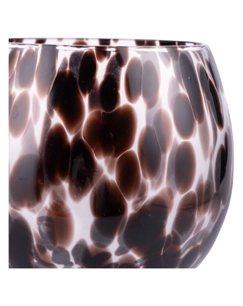 Set de 6 copas de cóctel negras transparentes Jamila - 515 ml