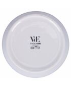 Lot de 6 assiettes à soupe Delice blanches - 6,7x17,8 cm