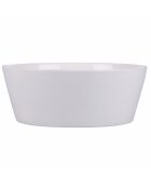 Lot de 6 assiettes à soupe Delice blanches - 6,7x17,8 cm