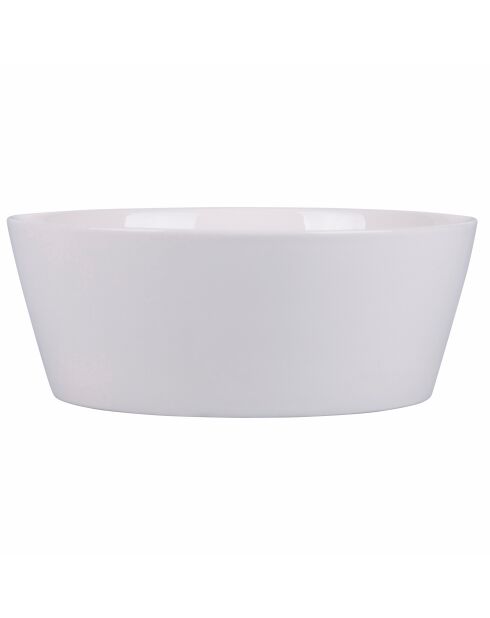 Lot de 6 assiettes à soupe Delice blanches - 6,7x17,8 cm