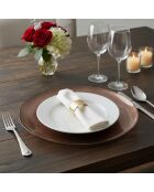 Sous-assiette en verre Chocolat - D.33 cm