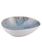 Lot de 6 assiettes à soupe The Market U bleu ciel - 20,5x17x5 cm
