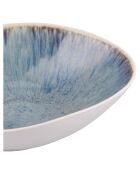 Lot de 6 assiettes à soupe The Market U bleu ciel - 20,5x17x5 cm