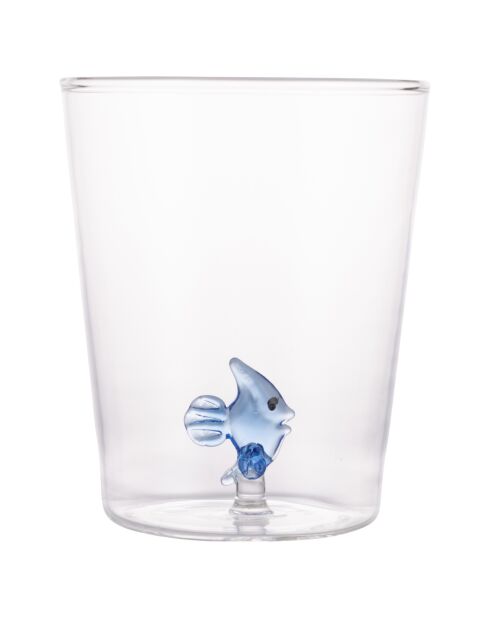4 gobelets à eau Ocean Fish 3D assortis - 420 ml