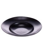 Lot de 4 assiettes à soupe Horeca noires - D.27,5 cm