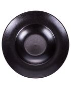Lot de 4 assiettes à soupe Horeca noires - D.27,5 cm