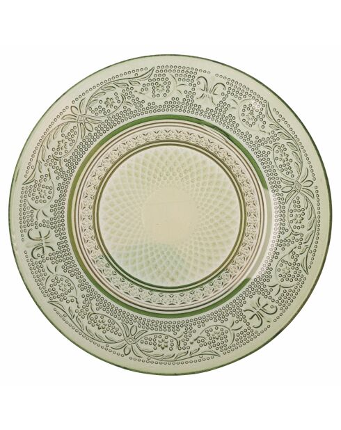 Lot de 6 assiettes à pain Imperial Greenery 3 modèles assortis - D.15 cm