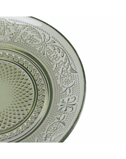 Lot de 6 assiettes à pain Imperial Greenery 3 modèles assortis - D.15 cm
