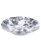 Service de table Madame Black noir/blanc - 18 pièces
