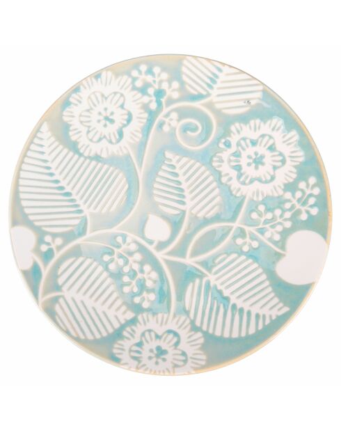 Lot de 4 assiettes Reactive 4 modèles assortis - D.22 cm