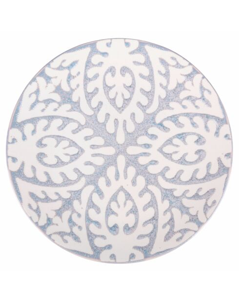 Lot de 4 assiettes Reactive 4 modèles assortis - D.22 cm