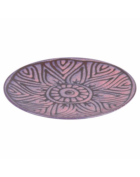 Lot de 4 assiettes Reactive 4 modèles assortis - D.22 cm