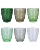 Lot de 6 verres Granada Greenery verts - 300 ml