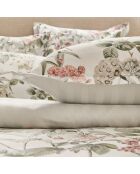 Copripiumino Rozas in raso di cotone bianco + federa - 140x200 cm