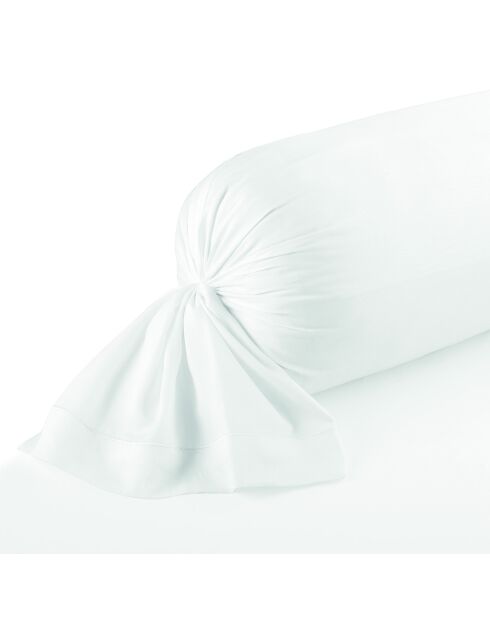 Uni 1 baratta bolstertas van witte katoensatijn 01 - 43x210 cm