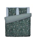 Funda de edredón Harmony of the Green Birds y 2 fundas de almohada de satén de algodón
