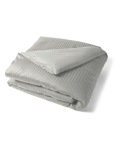 Housse de couette en satin de coton perle