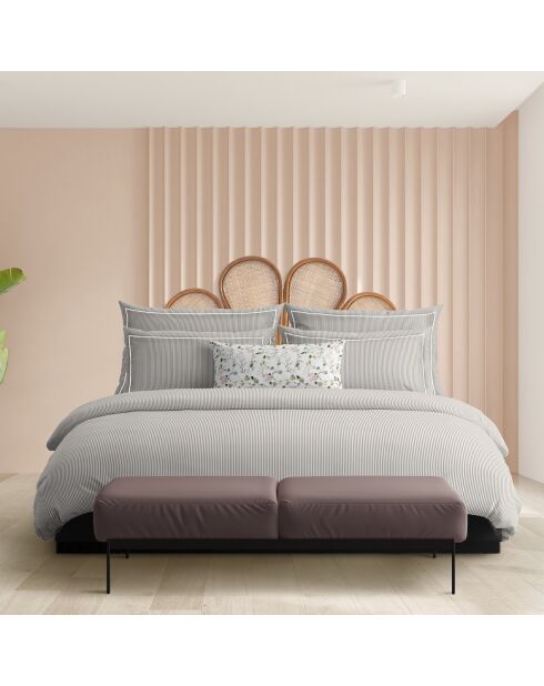 Fodera in cotone percalle Nantes taupe - 43x210 cm