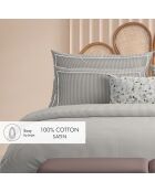 Fodera in cotone percalle Nantes taupe - 43x210 cm