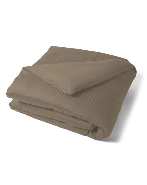 Housse de couette en satin de coton vison