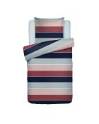 Funda de edredón y funda de almohada de satén de algodón nude natural marrón, 140 x 200 cm