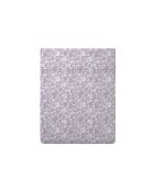 Drap plat bébé en satin de coton Parterre de Roses lavande - 80x110 cm