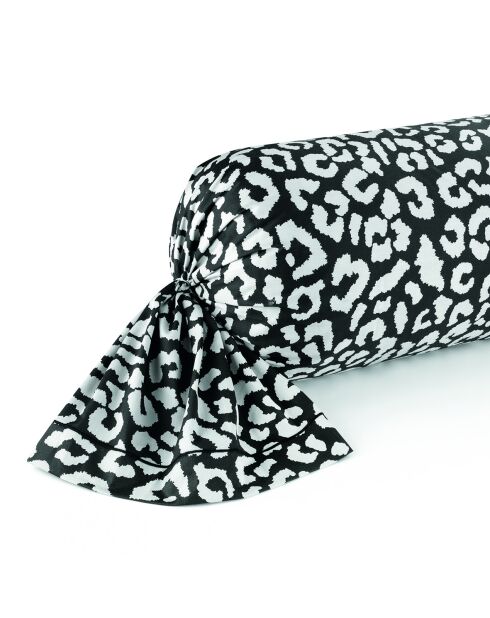 Custodia Instinct nera in cotone satinato - 43x210 cm