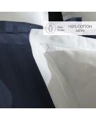 Bel copripiumino in raso di cotone bianco + federa - 140x200 cm