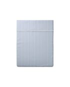 Drap plat en coton percale Nantes bleu clair - 240x300 cm