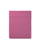 Drap plat en satin de coton Fleurs sauvages rose