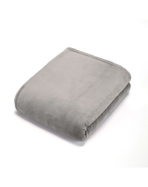 Coperta/copriletto in pile Maxi taupe - 180x220 cm