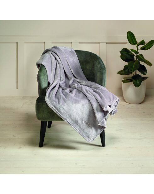 Coperta/copriletto in pile Maxi taupe - 180x220 cm