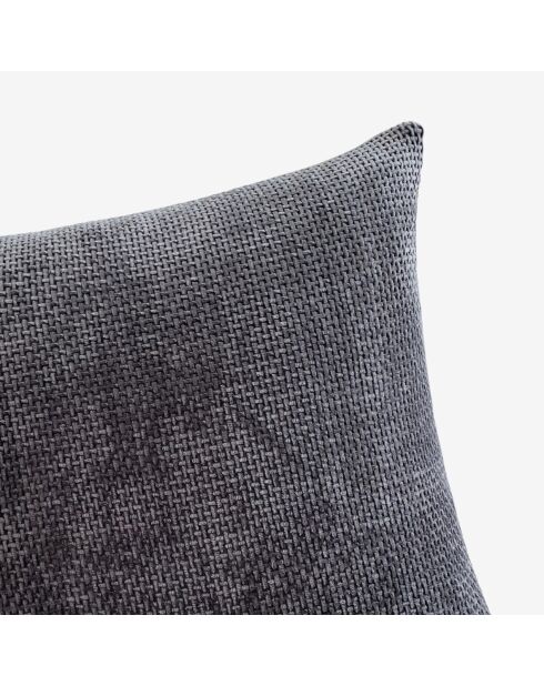 Housse de coussin Alenia gris foncé - 45x45 cm