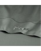 Maxi-Bettwäscheset, quadratisch, Kissenbezug aus Baumwollsatin, Uni 1, baratta taupe 01