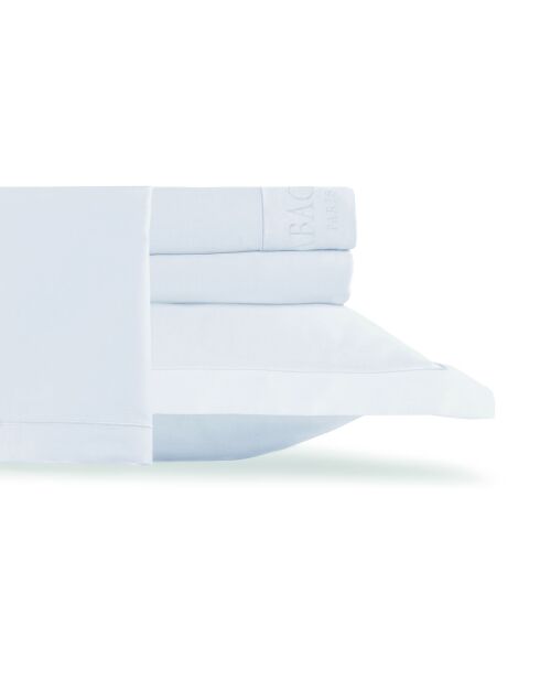 Juego de sábanas Mini satén de algodón Uni 1 baratta blanco 01 - 150x200 cm