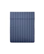 Katoenen satijnen laken dobby stripe Dobby stripe geweven blauw