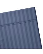 Katoenen satijnen laken dobby stripe Dobby stripe geweven blauw