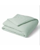 Housse de couette en percale de coton uni horizon