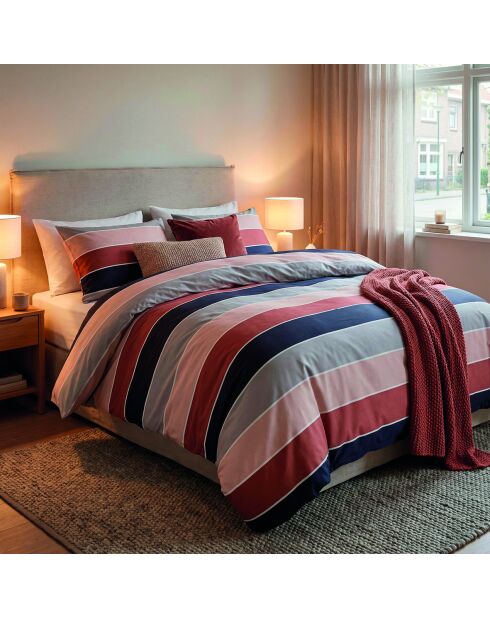 Copriletto in raso di cotone color marrone naturale Nude - 220x250 cm