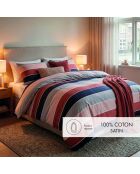 Copriletto in raso di cotone color marrone naturale Nude - 220x250 cm