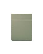 Drap plat satin de coton Annecy taupe - 240x300 cm